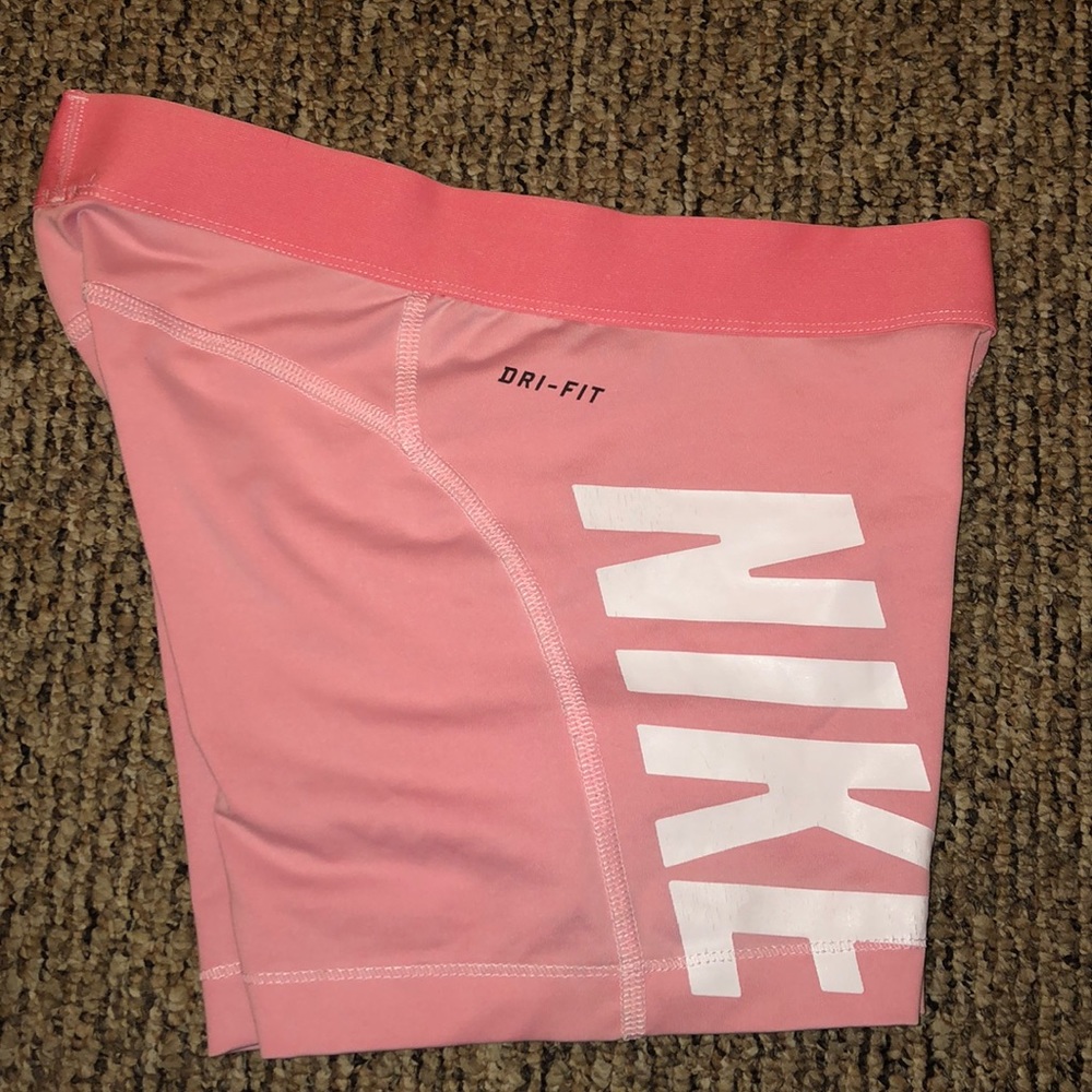 Pink nike pro DRI-FIT spandex